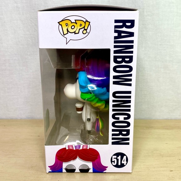 Funko Pop Inside Out Rainbow Unicorn Disney Parks Exclusive 514 Pixar Vaulted - Picture 3 of 10